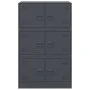 Anthracite steel sideboard 67x39x107 cm by vidaXL, Sideboards - Ref: Foro24-841657, Price: 145,32 €, Discount: %