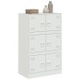 Weißes Sideboard aus Stahl, 67 x 39 x 107 cm von vidaXL, Sideboards - Ref: Foro24-841660, Preis: 144,72 €, Rabatt: %
