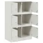 White steel sideboard 67x39x107 cm by vidaXL, Sideboards - Ref: Foro24-841660, Price: 128,87 €, Discount: %