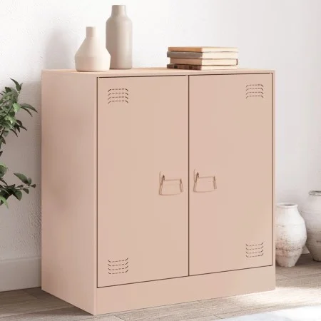 Rosa Stahl-Sideboard 67x39x73 cm von vidaXL, Sideboards - Ref: Foro24-841674, Preis: 92,81 €, Rabatt: %