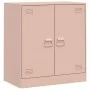 Rosa Stahl-Sideboard 67x39x73 cm von vidaXL, Sideboards - Ref: Foro24-841674, Preis: 92,81 €, Rabatt: %