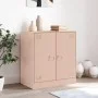 Rosa Stahl-Sideboard 67x39x73 cm von vidaXL, Sideboards - Ref: Foro24-841674, Preis: 92,81 €, Rabatt: %