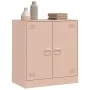 Pink steel sideboard 67x39x73 cm by vidaXL, Sideboards - Ref: Foro24-841674, Price: 93,73 €, Discount: %