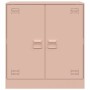 Aparador de acero rosa 67x39x73 cm de vidaXL, Aparadores - Ref: Foro24-841674, Precio: 93,68 €, Descuento: %