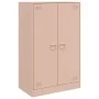 Rosa Stahl-Sideboard 67x39x107 cm von vidaXL, Sideboards - Ref: Foro24-841662, Preis: 125,51 €, Rabatt: %