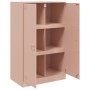 Aparador de acero rosa 67x39x107 cm de vidaXL, Aparadores - Ref: Foro24-841662, Precio: 126,53 €, Descuento: %