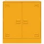 Mustard yellow steel sideboard 67x39x73 cm by vidaXL, Sideboards - Ref: Foro24-841676, Price: 103,54 €, Discount: %