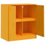 Aparador de acero amarillo mostaza 67x39x73 cm de vidaXL, Aparadores - Ref: Foro24-841676, Precio: 104,63 €, Descuento: %