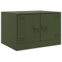 Mesa de centro acero verde oliva 67x50x44 cm de vidaXL, Mesas de centro - Ref: Foro24-841731, Precio: 71,22 €, Descuento: %