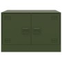 Mesa de centro acero verde oliva 67x50x44 cm de vidaXL, Mesas de centro - Ref: Foro24-841731, Precio: 71,22 €, Descuento: %