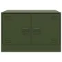 Olive green steel coffee table 67x50x44 cm by vidaXL, Coffee table - Ref: Foro24-841731, Price: 70,59 €, Discount: %