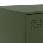 Olivgrüner Couchtisch aus Stahl, 67 x 50 x 44 cm von vidaXL, Couchtisch - Ref: Foro24-841731, Preis: 71,27 €, Rabatt: %