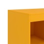 Aparador de acero amarillo mostaza 67x39x95 cm de vidaXL, Aparadores - Ref: Foro24-841802, Precio: 109,57 €, Descuento: %