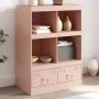 Aparador de acero rosa 67x39x95 cm de vidaXL, Aparadores - Ref: Foro24-841800, Precio: 107,77 €, Descuento: %