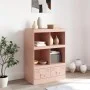 Aparador de acero rosa 67x39x95 cm de vidaXL, Aparadores - Ref: Foro24-841800, Precio: 107,77 €, Descuento: %