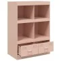 Aparador de acero rosa 67x39x95 cm de vidaXL, Aparadores - Ref: Foro24-841800, Precio: 107,77 €, Descuento: %