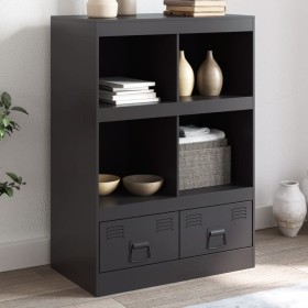 Sideboard aus schwarzem Stahl, 67 x 39 x 95 cm von vidaXL, Sideboards - Ref: Foro24-841799, Preis: 114,53 €, Rabatt: %