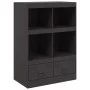 Sideboard aus schwarzem Stahl, 67 x 39 x 95 cm von vidaXL, Sideboards - Ref: Foro24-841799, Preis: 102,00 €, Rabatt: %
