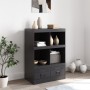 Aparador de acero negro 67x39x95 cm de vidaXL, Aparadores - Ref: Foro24-841799, Precio: 114,45 €, Descuento: %