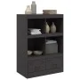 Sideboard aus schwarzem Stahl, 67 x 39 x 95 cm von vidaXL, Sideboards - Ref: Foro24-841799, Preis: 102,00 €, Rabatt: %