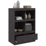 Sideboard aus schwarzem Stahl, 67 x 39 x 95 cm von vidaXL, Sideboards - Ref: Foro24-841799, Preis: 102,00 €, Rabatt: %