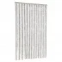 Light gray and white chenille fly curtain 118x220 cm by vidaXL, Mosquito nets for windows - Ref: Foro24-4004879, Price: 84,28...