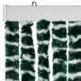 Green and white chenille fly curtain 118x220 cm by vidaXL, Mosquito nets for windows - Ref: Foro24-4004887, Price: 75,65 €, D...
