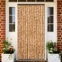 Ockerfarbener und weißer Chenille-Fliegenschutzvorhang, 118 x 220 cm von vidaXL, Moskitonetze für Fenster - Ref: Foro24-40048...