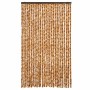 Cortina antimoscas chenilla ocre y blanco 118x220 cm de vidaXL, Mosquiteras para ventanas - Ref: Foro24-4004891, Precio: 76,7...