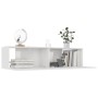 Glänzend weißer Sperrholz-TV-Schrank 120x30x30 cm von vidaXL, TV-Möbel - Ref: Foro24-801496, Preis: 91,29 €, Rabatt: %