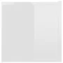 Glossy white plywood TV cabinet 120x30x30 cm by vidaXL, TV Furniture - Ref: Foro24-801496, Price: 102,05 €, Discount: %