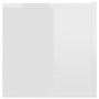 Glänzend weißer Sperrholz-TV-Schrank 120x30x30 cm von vidaXL, TV-Möbel - Ref: Foro24-801496, Preis: 91,29 €, Rabatt: %