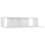 Mueble TV madera contrachapada blanco brillante 120x30x30 cm de vidaXL, Muebles TV - Ref: Foro24-801496, Precio: 95,26 €, Des...