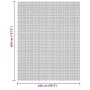 Light gray camping mat 4x2.5 m by vidaXL, Tent Accessories - Ref: Foro24-4008485, Price: 42,63 €, Discount: %