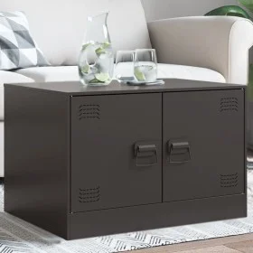 Couchtisch aus schwarzem Stahl, 67 x 50 x 44 cm von vidaXL, Couchtisch - Ref: Foro24-841727, Preis: 66,26 €, Rabatt: %