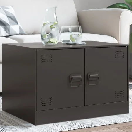 Couchtisch aus schwarzem Stahl, 67 x 50 x 44 cm von vidaXL, Couchtisch - Ref: Foro24-841727, Preis: 66,26 €, Rabatt: %