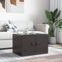 Mesa de centro acero negro 67x50x44 cm de vidaXL, Mesas de centro - Ref: Foro24-841727, Precio: 66,83 €, Descuento: %