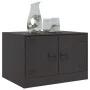 Couchtisch aus schwarzem Stahl, 67 x 50 x 44 cm von vidaXL, Couchtisch - Ref: Foro24-841727, Preis: 66,26 €, Rabatt: %