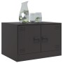 Mesa de centro acero negro 67x50x44 cm de vidaXL, Mesas de centro - Ref: Foro24-841727, Precio: 66,83 €, Descuento: %