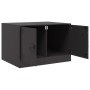Mesa de centro acero negro 67x50x44 cm de vidaXL, Mesas de centro - Ref: Foro24-841727, Precio: 66,83 €, Descuento: %