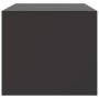Mesa de centro acero negro 67x50x44 cm de vidaXL, Mesas de centro - Ref: Foro24-841727, Precio: 66,83 €, Descuento: %