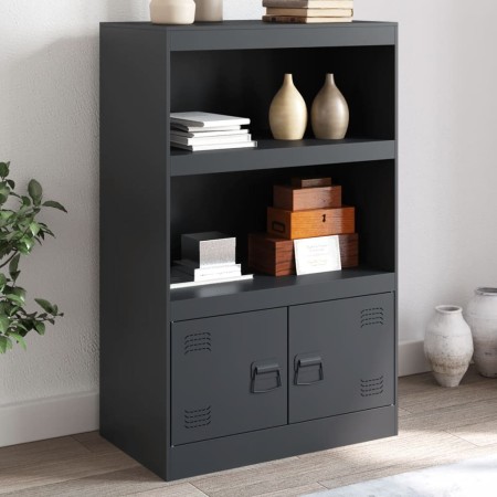 Anthracite steel sideboard 67x39x107 cm by vidaXL, Sideboards - Ref: Foro24-841669, Price: 107,67 €, Discount: %