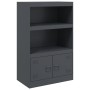 Anthracite steel sideboard 67x39x107 cm by vidaXL, Sideboards - Ref: Foro24-841669, Price: 107,67 €, Discount: %