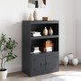 Anthracite steel sideboard 67x39x107 cm by vidaXL, Sideboards - Ref: Foro24-841669, Price: 107,67 €, Discount: %