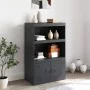 Anthracite steel sideboard 67x39x107 cm by vidaXL, Sideboards - Ref: Foro24-841669, Price: 106,67 €, Discount: %