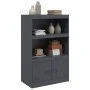 Aparador de acero antracita 67x39x107 cm de vidaXL, Aparadores - Ref: Foro24-841669, Precio: 106,67 €, Descuento: %