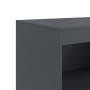 Anthracite steel sideboard 67x39x107 cm by vidaXL, Sideboards - Ref: Foro24-841669, Price: 107,67 €, Discount: %