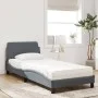 Cama con colchón terciopelo gris oscuro 90x200 cm de vidaXL, Camas y somieres - Ref: Foro24-3208332, Precio: 275,01 €, Descue...