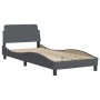 Bett mit dunkelgrauer Samtmatratze 90x200 cm von vidaXL, Betten und Lattenroste - Ref: Foro24-3208332, Preis: 254,34 €, Rabat...