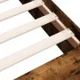 Smoked oak engineered wood bed frame 135x190cm by vidaXL, Beds and slatted bases - Ref: Foro24-3280591, Price: 133,11 €, Disc...